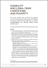 Click to view 'Disability, long-term conditions and poverty' as a PDF